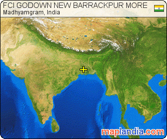 FCI GODOWN NEW BARRACKPUR MORE satellite map