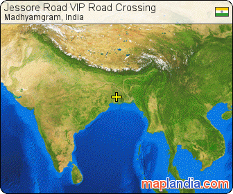 Jessore Road VIP Road Crossing satellite map