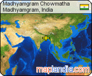 Madhyamgram Chowmatha satellite map