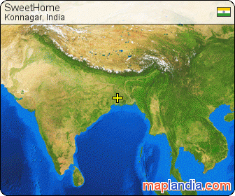 SweetHome satellite map