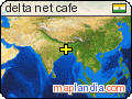 delta net cafe satellite map