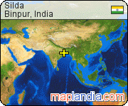 Silda satellite map