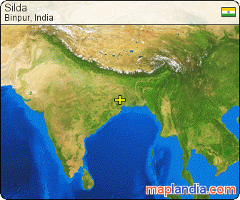Silda satellite map