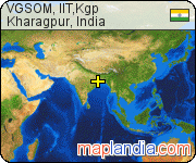 VGSOM, IIT,Kgp satellite map