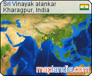 Sri Vinayak alankar satellite map
