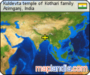 Kuldevta temple of Kothari family satellite map