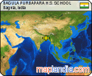 BAGULA PURBAPARA H.S. SCHOOL satellite map