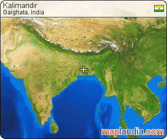 Kalimandir satellite map