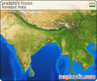 pradipta's house satellite map