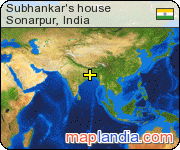 Subhankar's house satellite map