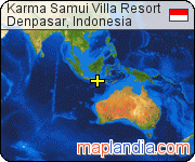 Karma Samui Villa Resort satellite map