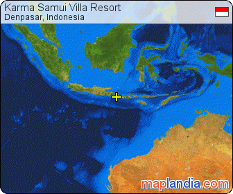 Karma Samui Villa Resort satellite map