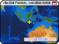 Villa Bali Passion, vacation rental satellite map