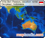 Villa Bali Passion, vacation rental satellite map