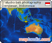 D'studio bali photography satellite map