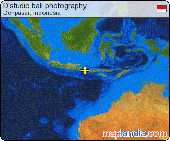 D'studio bali photography satellite map