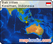 Bali Villas satellite map
