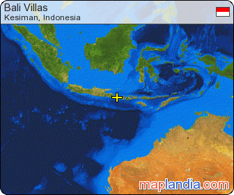Bali Villas satellite map