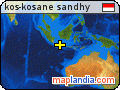 kos-kosane sandhy satellite map