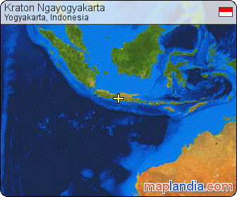 Kraton Ngayogyakarta satellite map