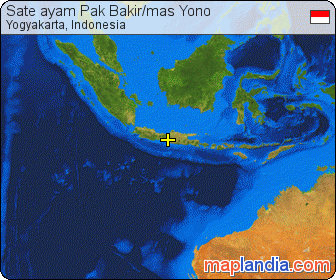 Sate ayam Pak Bakir/mas Yono satellite map