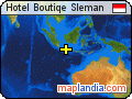 Hotel Boutiqe Sleman satellite map