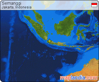 Semanggi satellite map