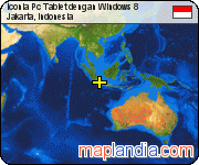 Iconia Pc Tablet dengan Windows 8 satellite map
