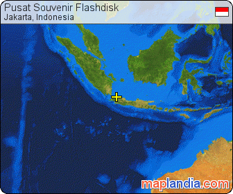 Pusat Souvenir Flashdisk satellite map