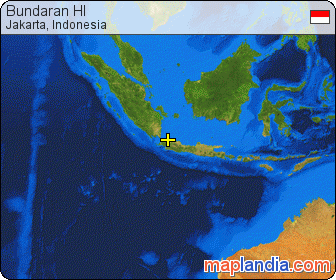 Bundaran HI satellite map