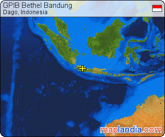 GPIB Bethel Bandung satellite map