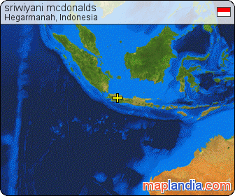 sriwiyani mcdonalds satellite map