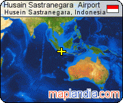 Husain Sastranegara  Airport satellite map
