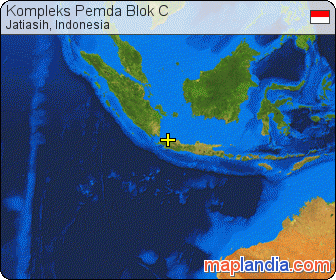 Kompleks Pemda Blok C satellite map