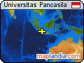 Universitas Pancasila satellite map