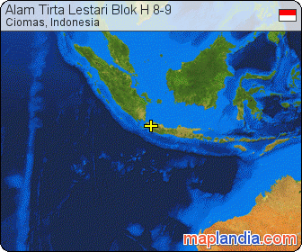 Alam Tirta Lestari Blok H 8-9 satellite map