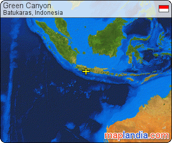 Green Canyon satellite map