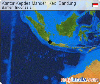 Kantor Kepdes Mander, Kec. Bandung satellite map
