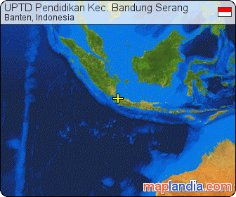 UPTD Pendidikan Kec. Bandung Serang satellite map