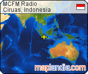 MCFM Radio satellite map