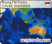 Riung FM Radio satellite map