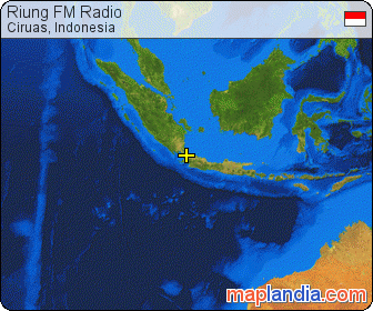 Riung FM Radio satellite map