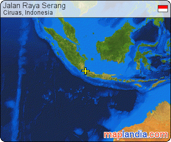 Jalan Raya Serang satellite map