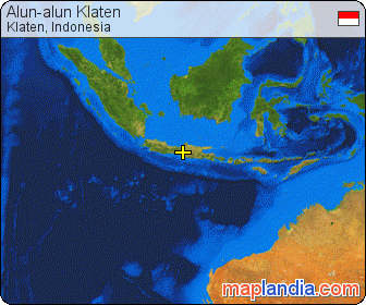 Alun-alun Klaten satellite map large rectangle image link