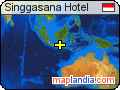 Singgasana Hotel satellite map