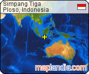 Simpang Tiga satellite map