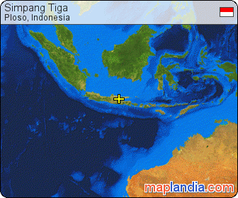 Simpang Tiga satellite map