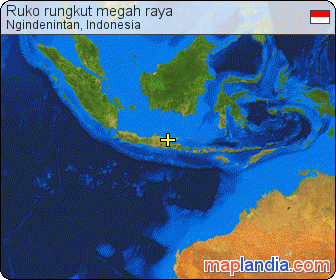 Ruko rungkut megah raya satellite map