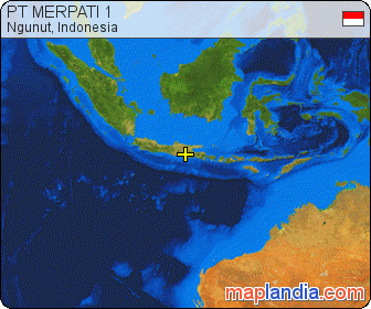 PT MERPATI 1 satellite map
