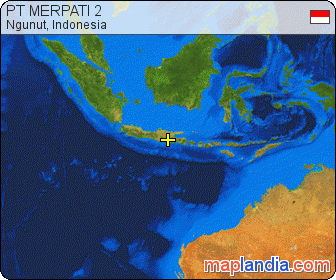 PT MERPATI 2 satellite map